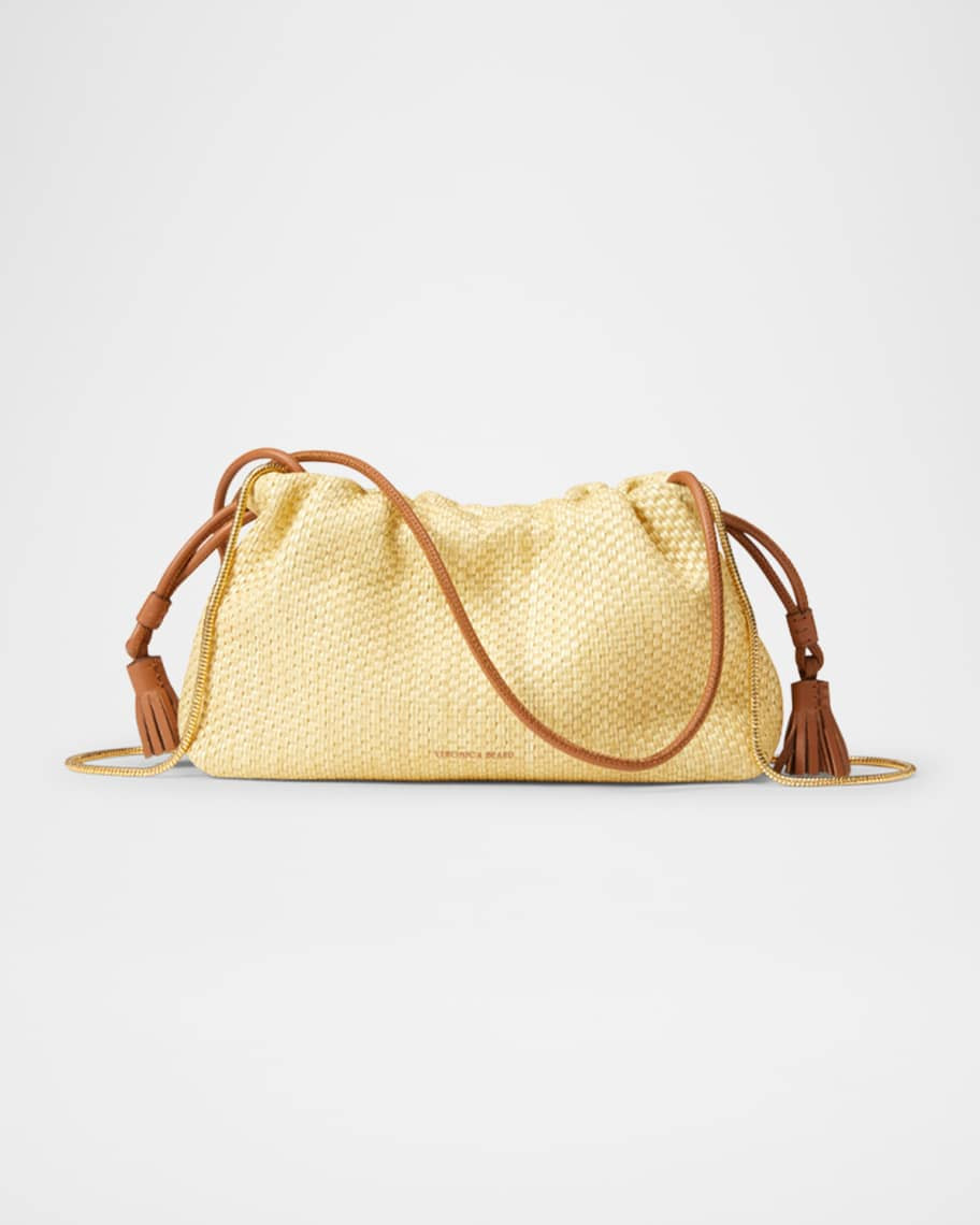 Veronica Beard Stash Small Woven Crossbody Bag | Neiman Marcus