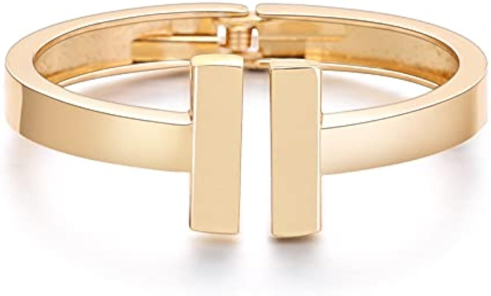 T-shaped bangle opening crystal bracelet adjustable size simple and elegant popular jewelry brace... | Amazon (US)