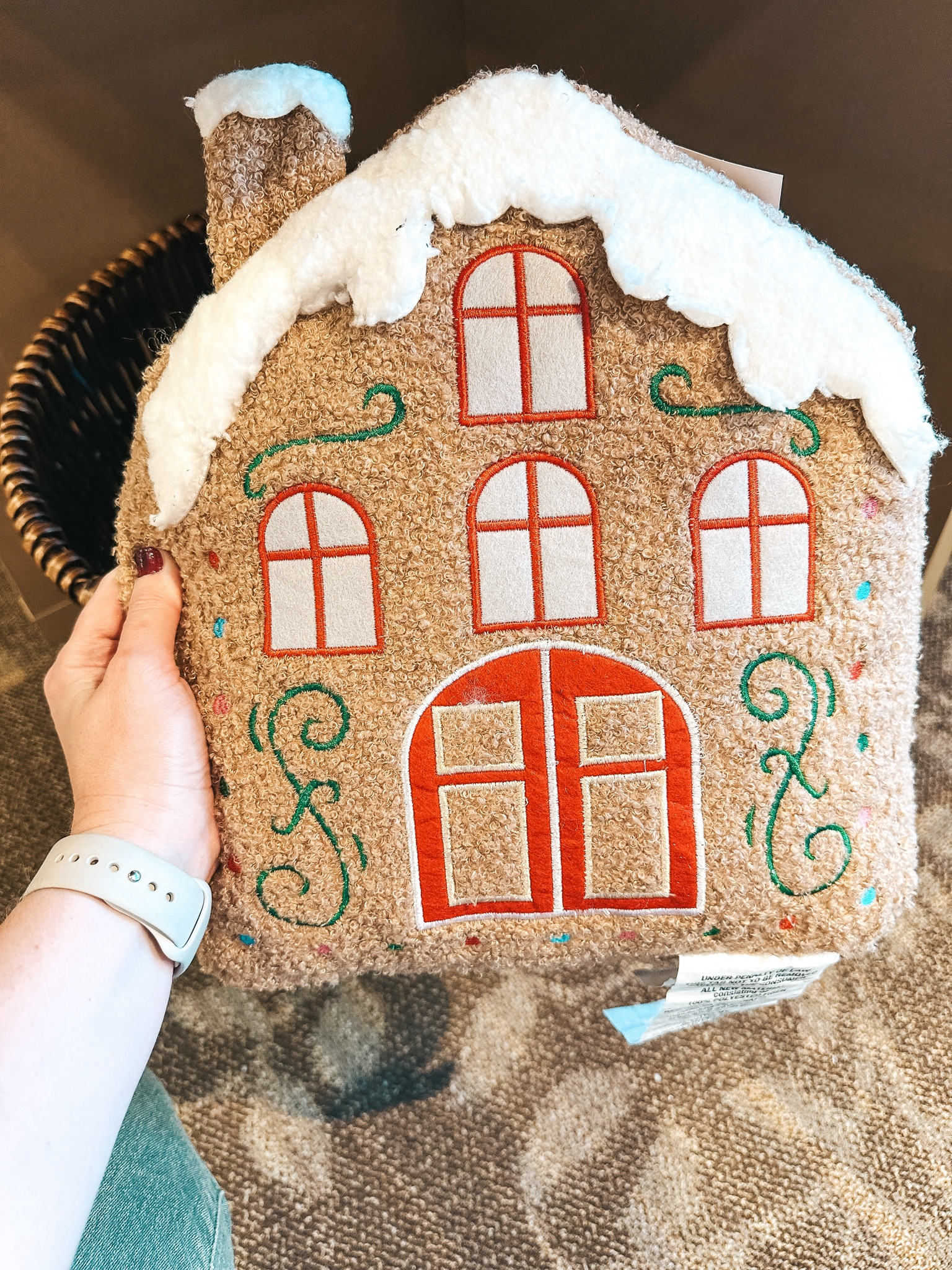 Pottery barn look alike pillow at Kirklands 