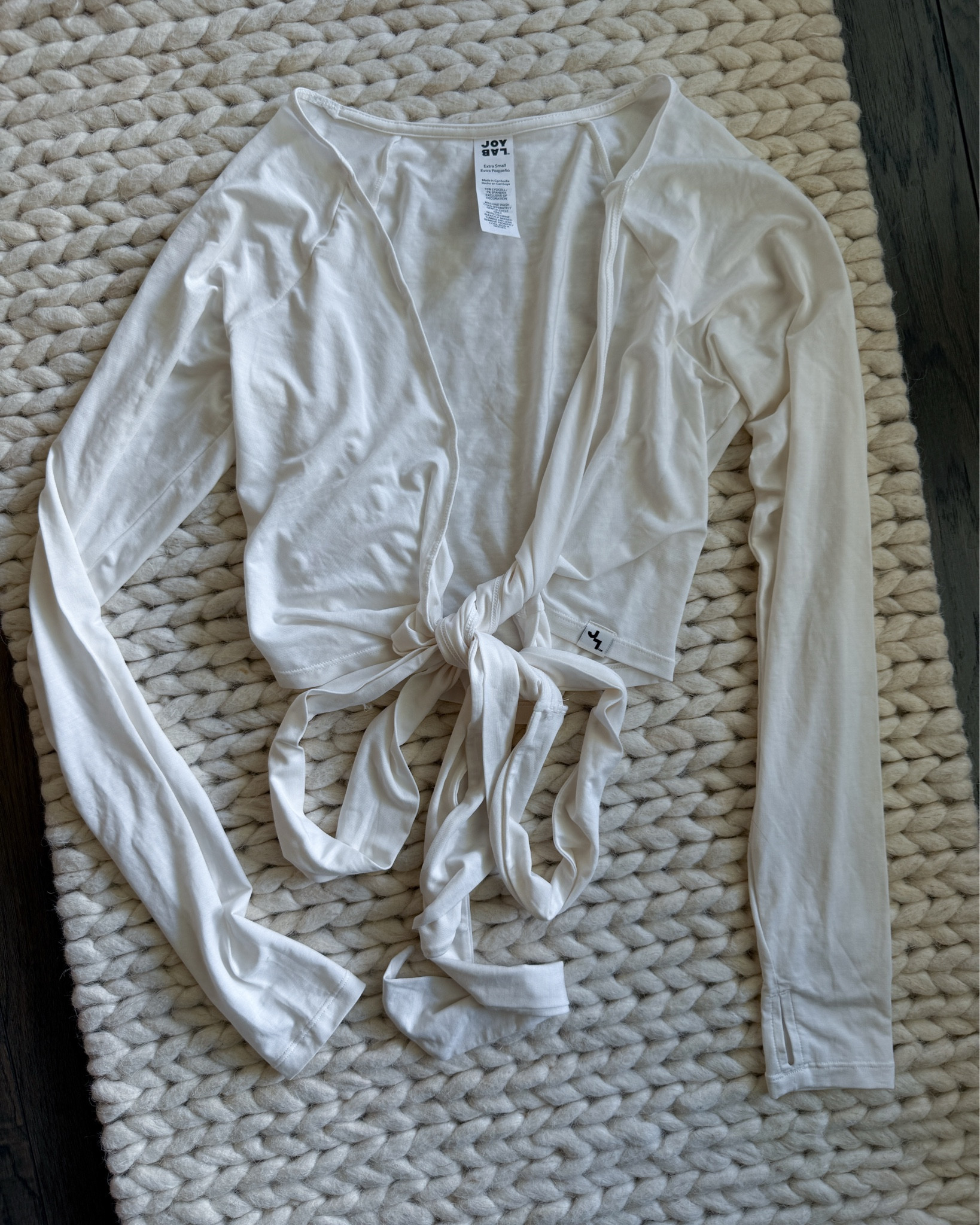 Wearing this wrap top on repeat lately; it’s lightweight, soft, & surprisingly flattering for being so simple. I got my normal size XS in this JoyLab find & love it for Pilates, lounging, or layering under jackets when it cools off. You can wear it tied tight or looser depending on the vibe.

joylab wrap top - soft long sleeve workout top - athleisure style - fall layering staples - flattering activewear - target finds under 25 - fall capsule wardrobe - neutral basics - cute activewear for women - minimalist loungewear


#LTKU #LTKStyleTip #LTKActive