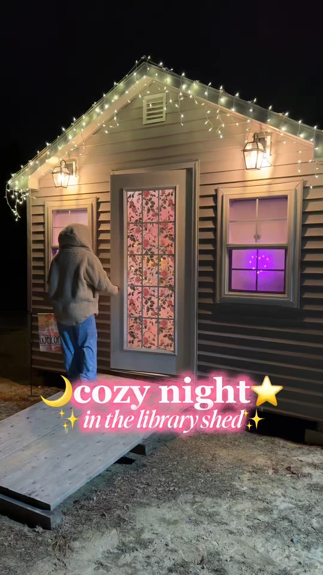 cozy night in the library shed⭐️📚💗
✨outfit details & decor linked here✨
💗more shed finds are on my Amazon storefront!

#LTKdayinmylife #LTKHome #LTKvlog