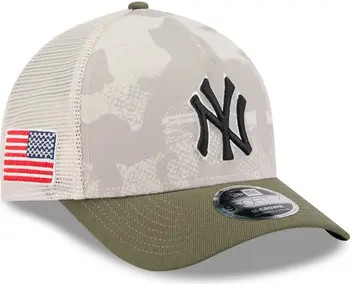 Men's New Era Light Beige/Olive New York Yankees 2025 Armed Forces Day 9FORTY M-Crown A-Frame Adj... | Nordstrom