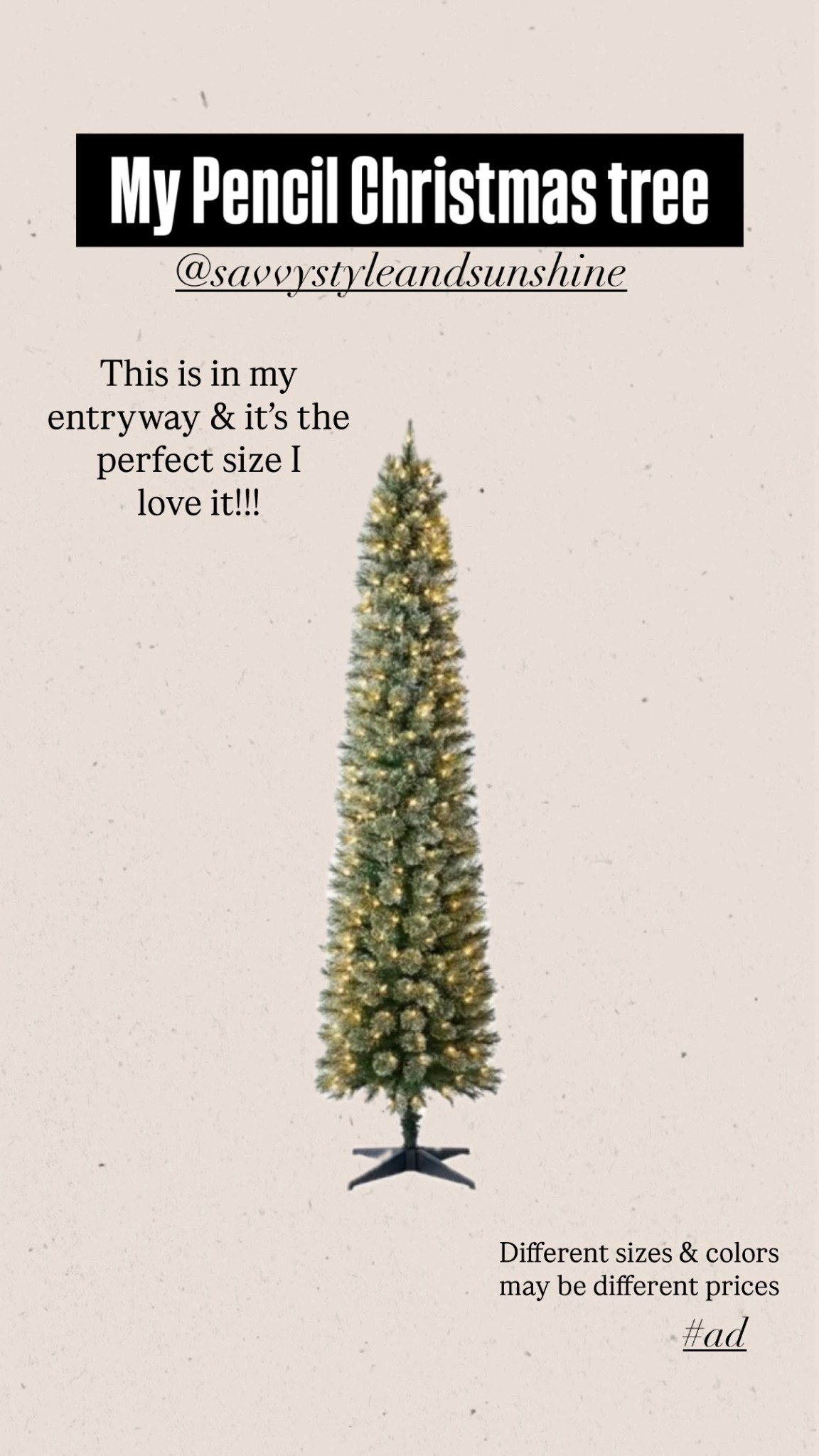 The perfect size pencil Christmas tree for my entryway 

#LTKHome #LTKHoliday #LTKFindsUnder100