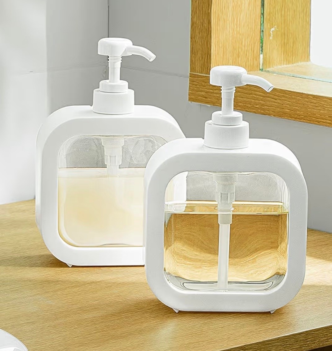 Hand Soap Dispenser for Bathroom, Modern Dish Soap Dispenser for Kitchen Sink, Liquid Soap Container with Pump, Clear Plastic Soap Pump Bottles (2 Packs,10oz, White)


#LTKHome #LTKSaleAlert #LTKdayinmylife
