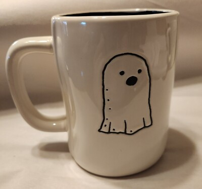 Rae Dunn Ghosted Mug With Ghost Picture | eBay US