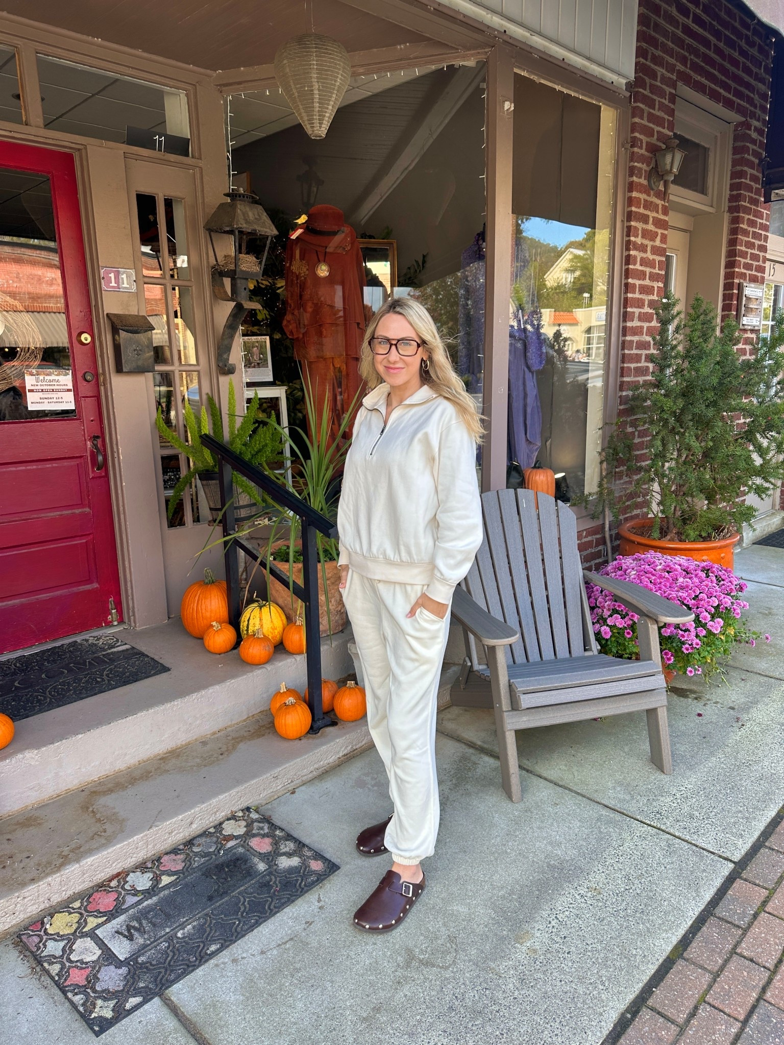 The blue light glasses are the exact ones! The other products are all similar to get the same look. Just to let yall know 💕 my brown shoes sold out so thinking the leopard birk-looking ones from the same store might next! They fit true to size. Happy Friday loves!! 

#LTKSeasonal #LTKFindsUnder50 #LTKGiftGuide