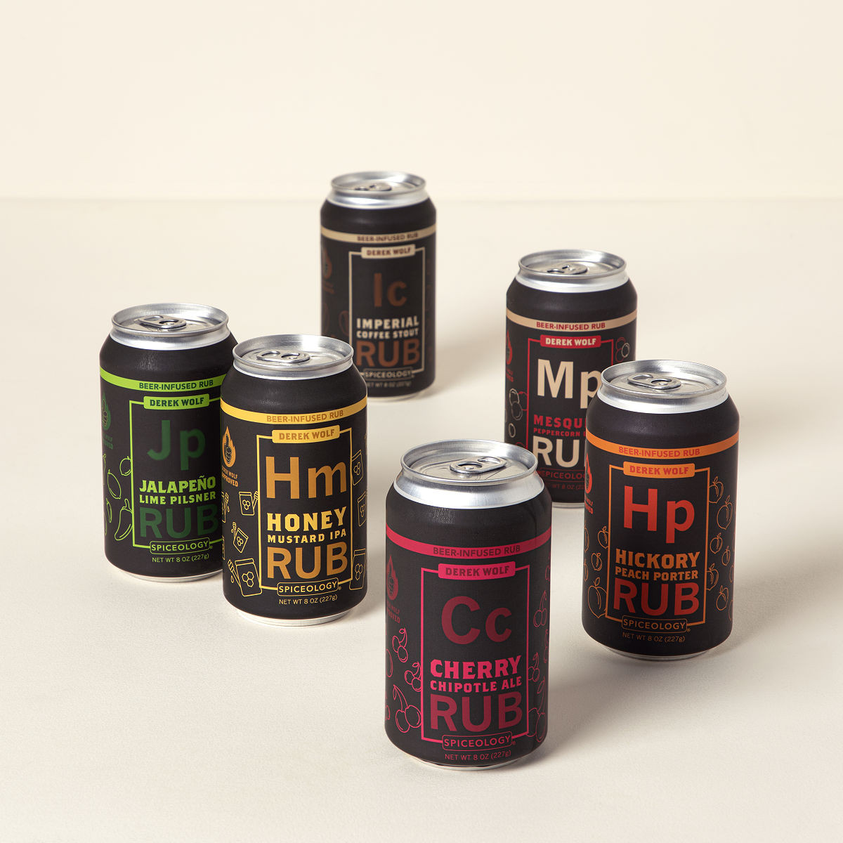 Beer Infused Rubs 6 Pack | UncommonGoods