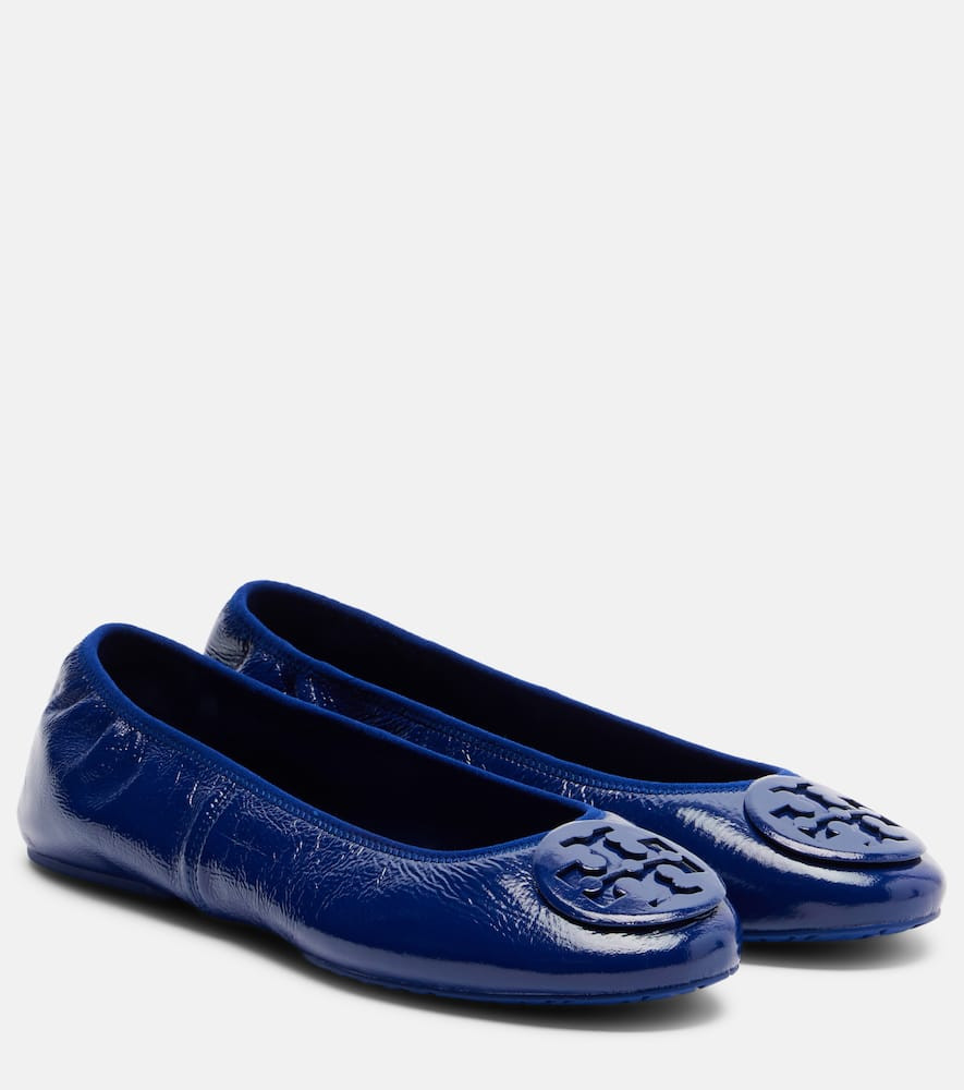 Tory Burch Reva Travel leather ballet flats | Mytheresa (US/CA)