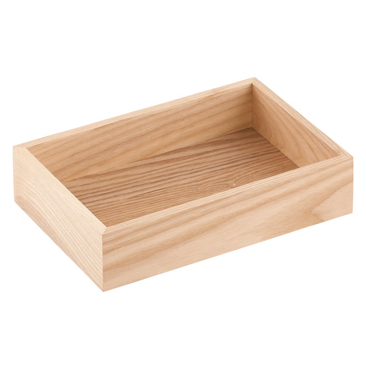 Stackable Ash Wood Drawer Organizers | The Container Store