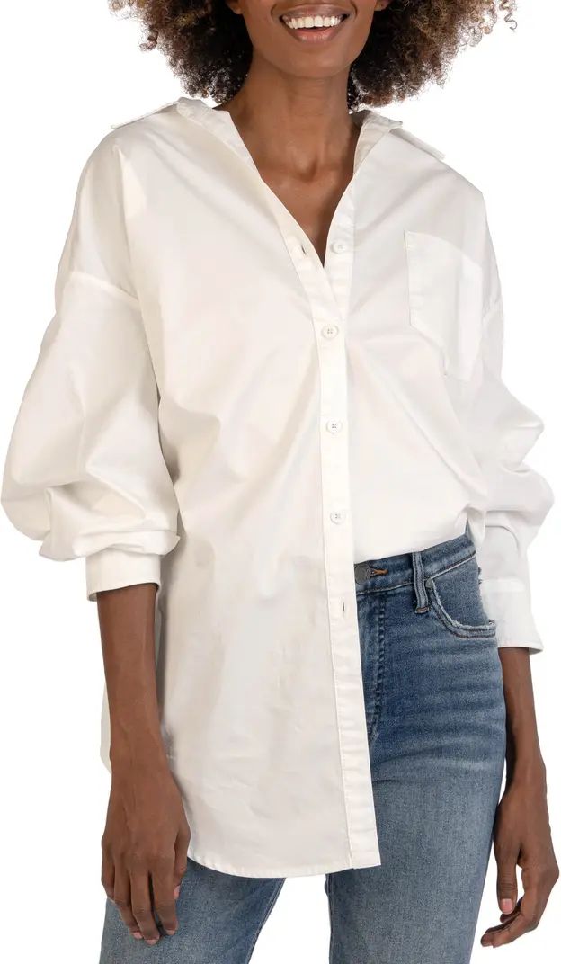 KUT from the Kloth Tyra Oversize Tunic Shirt | Nordstrom | Nordstrom