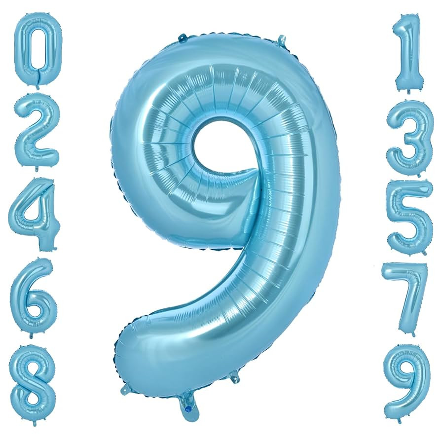40 Inch Giant Number Balloons 0-9, Jumbo Digital Foil Mylar Balloon for Birthday Party Wedding An... | Amazon (US)