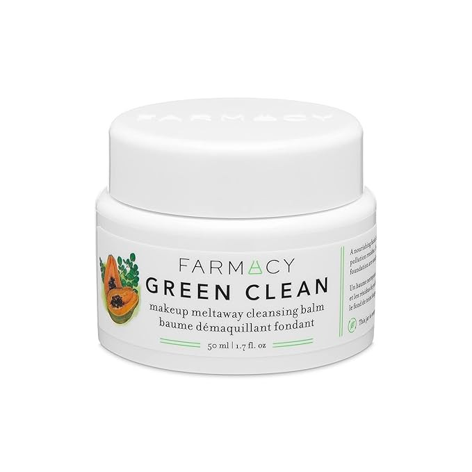 Farmacy Makeup Remover Cleansing Balm - Green Clean Waterproof Makeup Remover + Oil Based Cleanse... | Amazon (US)
