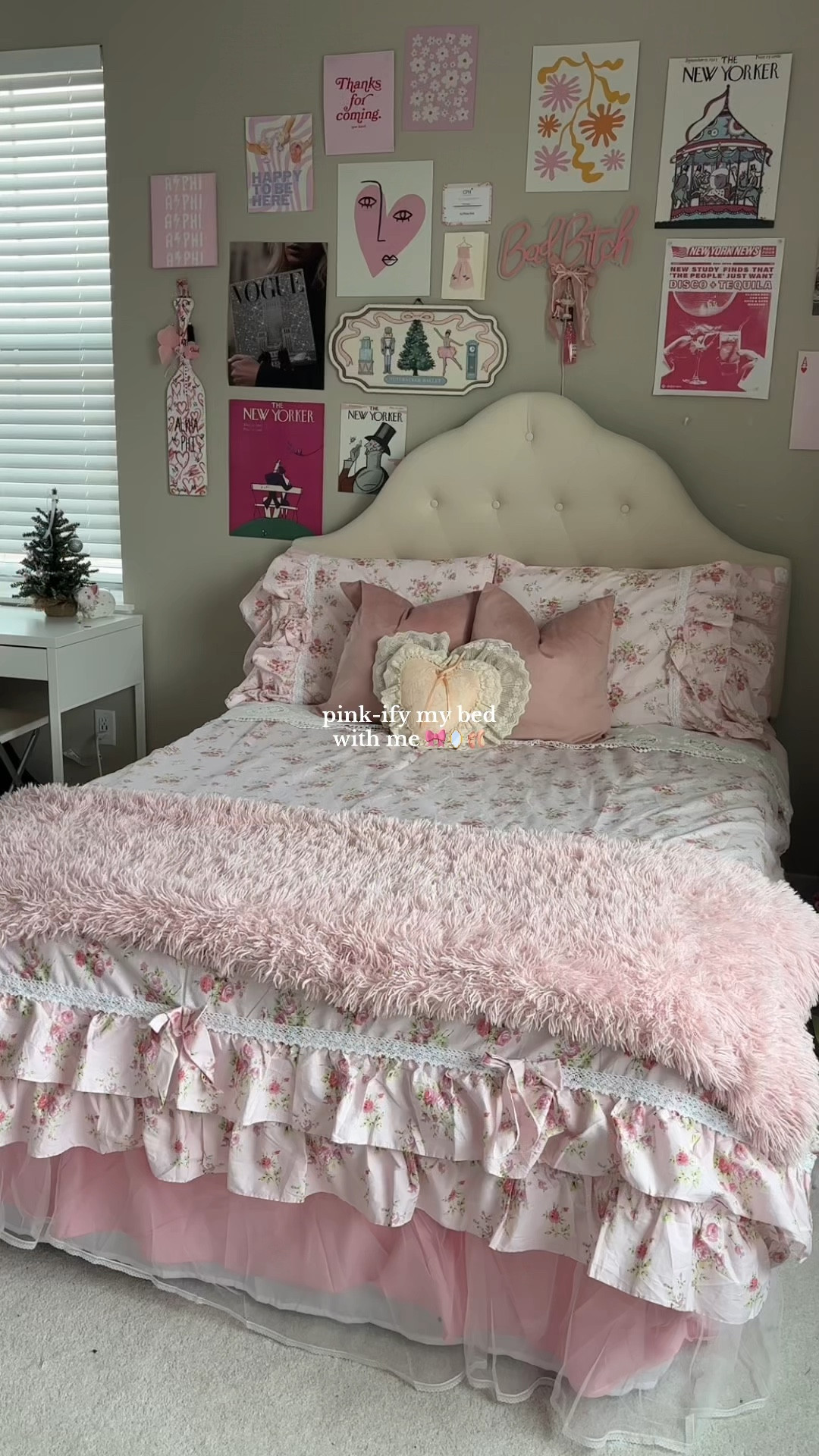 the most perfect pink bed 🩷 

shabby chic, bedding, bedding amazon, amazon finds, coquette, pink room, pink room decor, pink bedroom inspo, duvet set, floral duvet set, floral bedding, victorian, rococo, coquette bedding, coquette duvet, pink ruffles, loveshackfancy, amazon duvet set, amazon duvet cover, amazon pink bedding set, teen girl room inspo, college dorm inspo, pastel 

#LTKHome #LTKMostLoved #LTKWatchNow