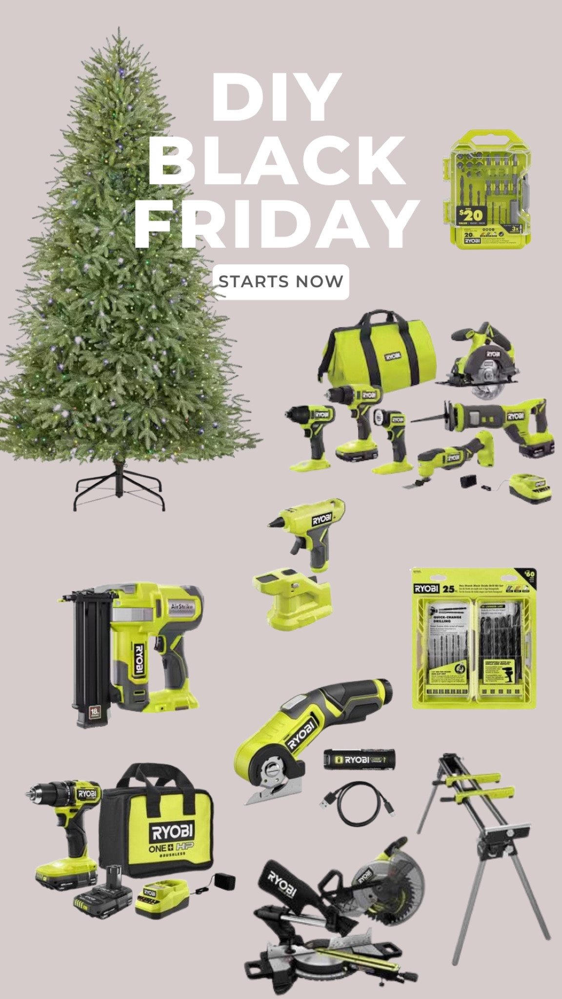 Black Friday Deals are live at The Home Depot! Shop for new tools for the DIYer in your life or grab yourself a gift to put under the tree! Or even just grab the viral Christmas tree!  #thehomedepotpartner #holidayyourway #thehomedepot @homedepot

#LTKGiftGuide #LTKHome #LTKCyberWeek
