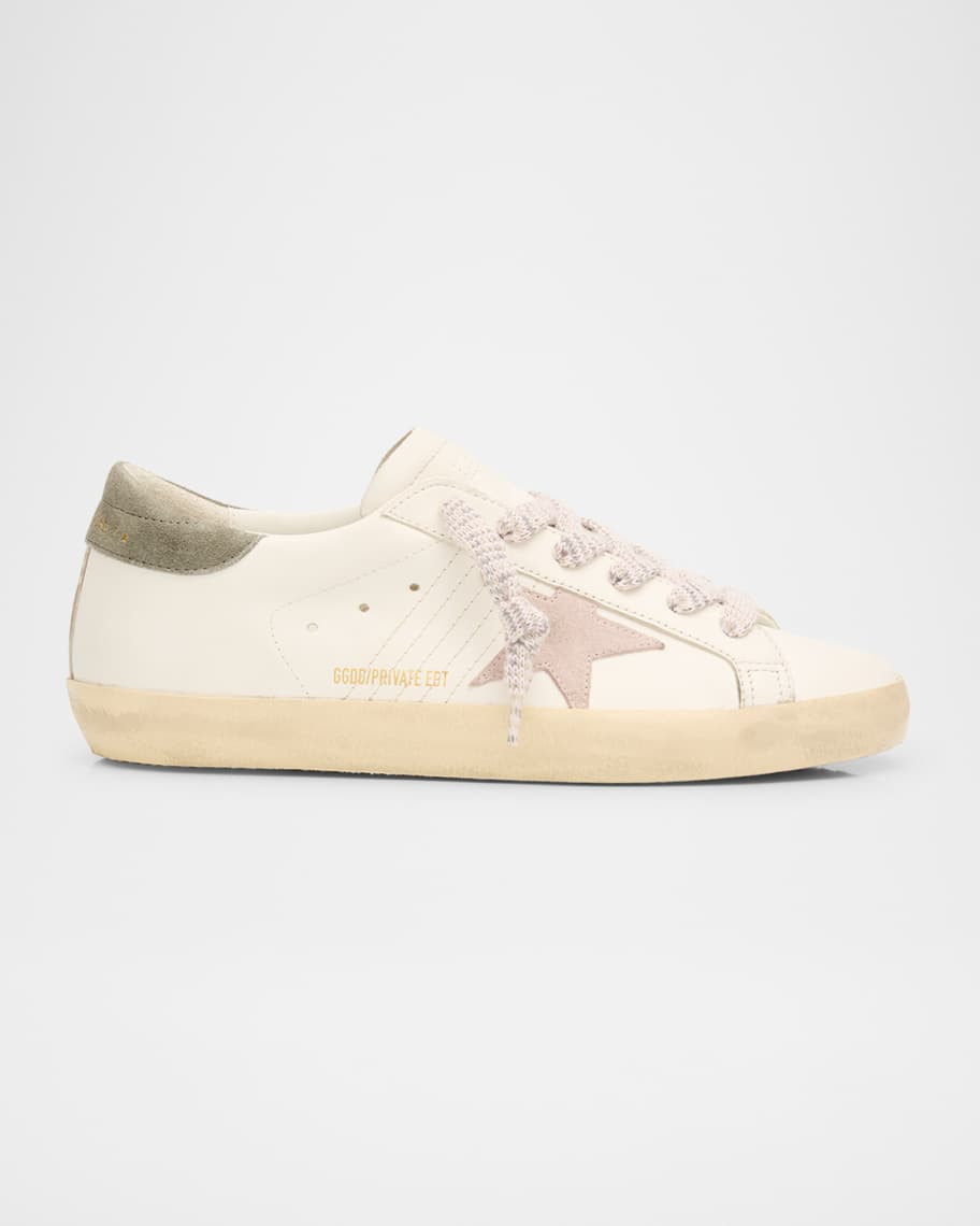 Golden Goose Super-Star Penstar Leather Low-Top Sneakers | Neiman Marcus