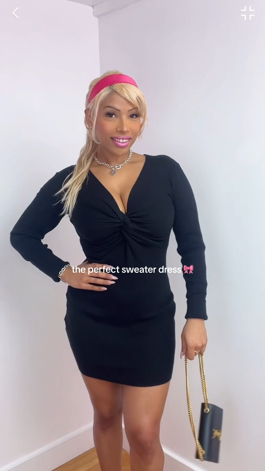 cute sweater dress (so flattering, size down) #ootd #sweaterdress #blackdress

#LTKVideo #LTKstyletip #LTKfindsunder50