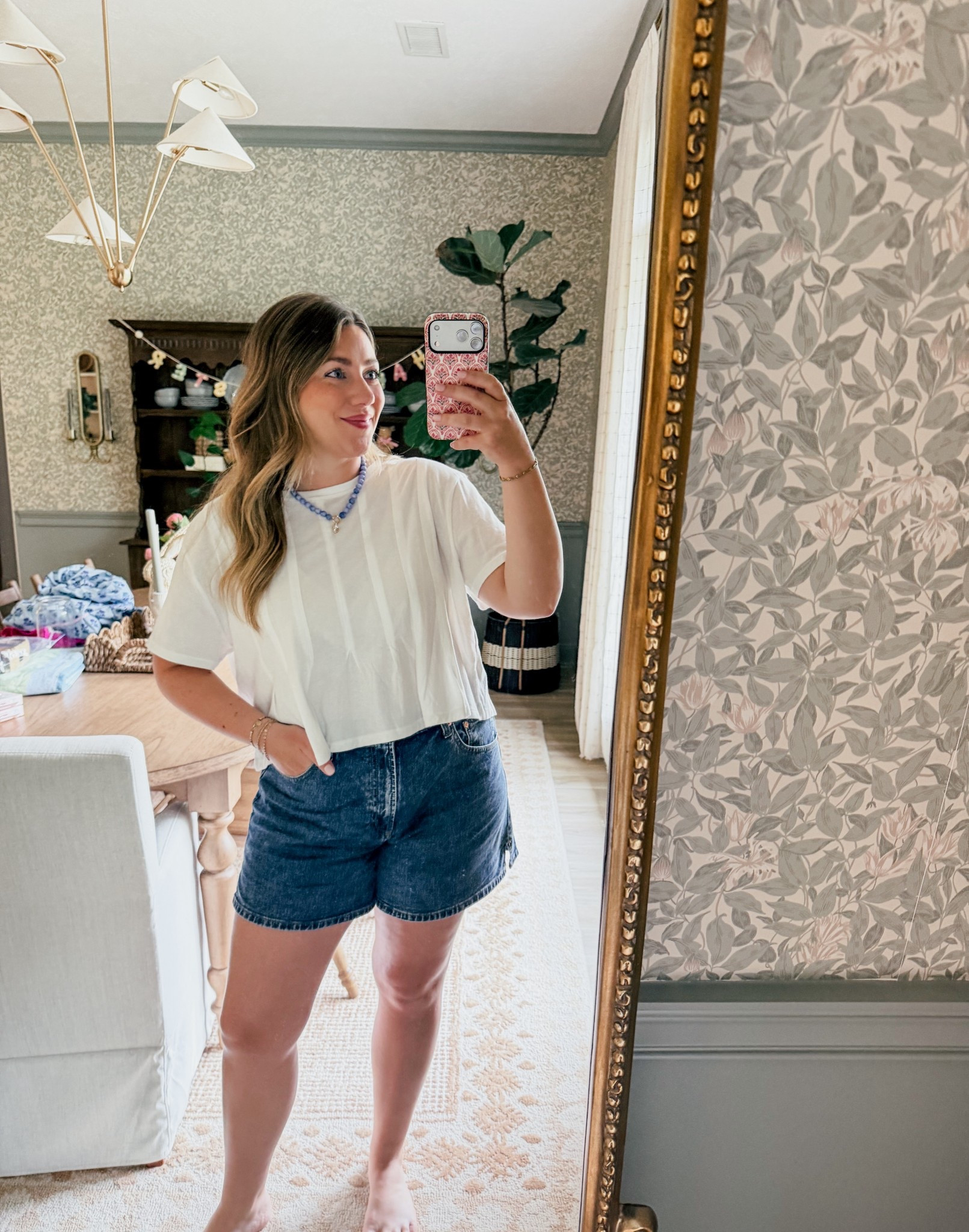 I’ve been grabbing my target shirts wayyyy more than my Abercrombie ones. I love them!! Size up one!!! 

THEBLOOMINGNEST target spring shorts jewelry spring summer ootd 

#LTKMidsize #LTKSeasonal #LTKootd