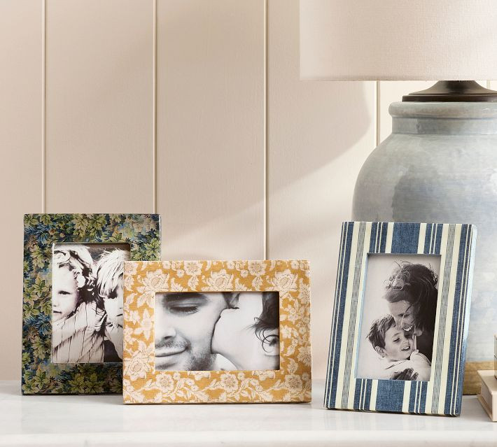 Printed Floral Enamel Frames | Pottery Barn (US)