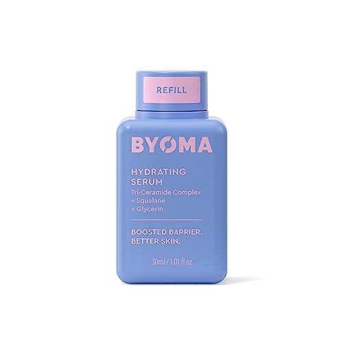 BYOMA Hydrating Serum Refill - Barrier Repair Serum - Moisturizing Face Serum with Squalane, Glycerin & Ceramides for Glowing, Dewy Skin - Hydrating Facial Serum for Dry Skin - 1.01 fl. oz Refill | Amazon (US)