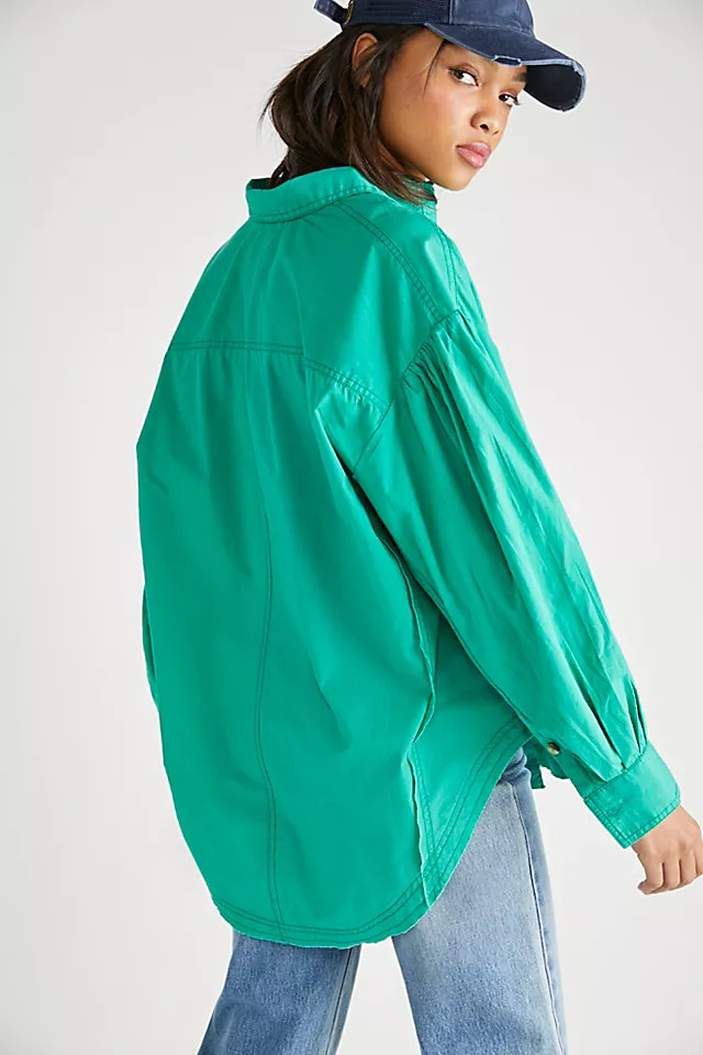 Happy Hour Solid Poplin Top | Free People (Global - UK&FR Excluded)