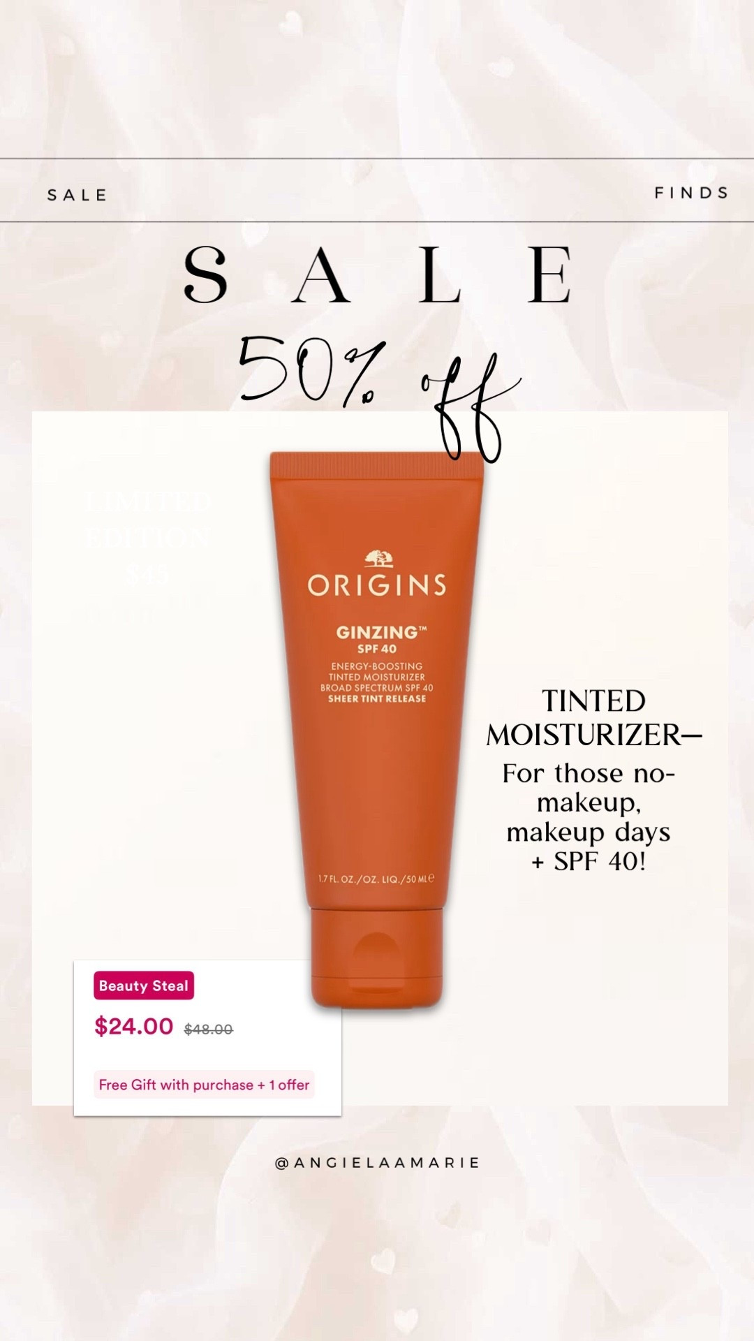 Today only! — 50% off beauty steals at Ulta 🧡


#LTKWorkwear #LTKWedding #LTKHome #LTKBaby #LTKMens #LTKSaleAlert #LTKU #LTKBeauty #LTKBump #LTKOver40 #LTKTravel #LTKSeasonal #LTKKids #LTKMidsize #LTKActive #LTKPetite #LTKTall #LTKdayinmylife #LTKgrwm #LTKootd #LTKfitnessgoals #LTKmomlife #LTKmorningroutine #LTKselfcare #LTKstorytime #LTKfoodie #LTKvlog #LTKSwim #LTKFestival