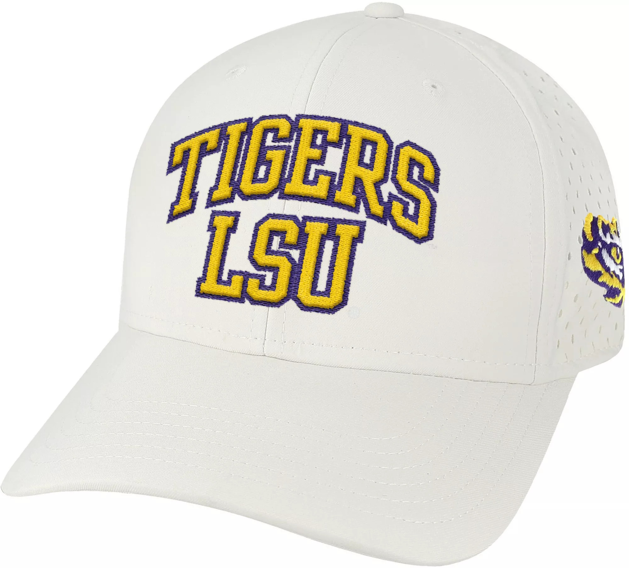 League-Legacy Men's LSU Tigers White Reclaim Double Hit Mid-Pro Adjustable Hat | Dick's Sporting Goods