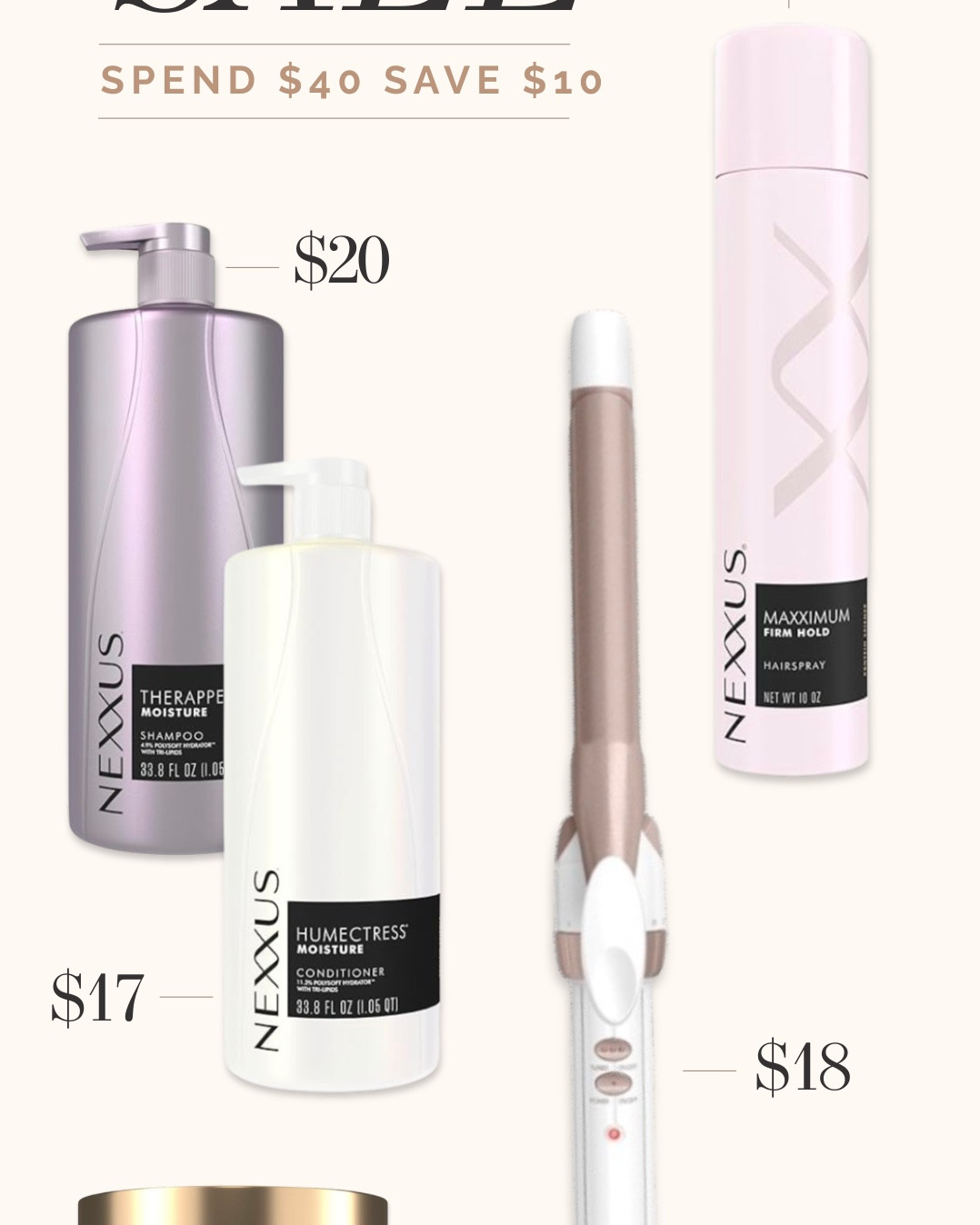 Spend $40 save $10

#LTKSaleAlert #LTKBeauty #LTKselfcare