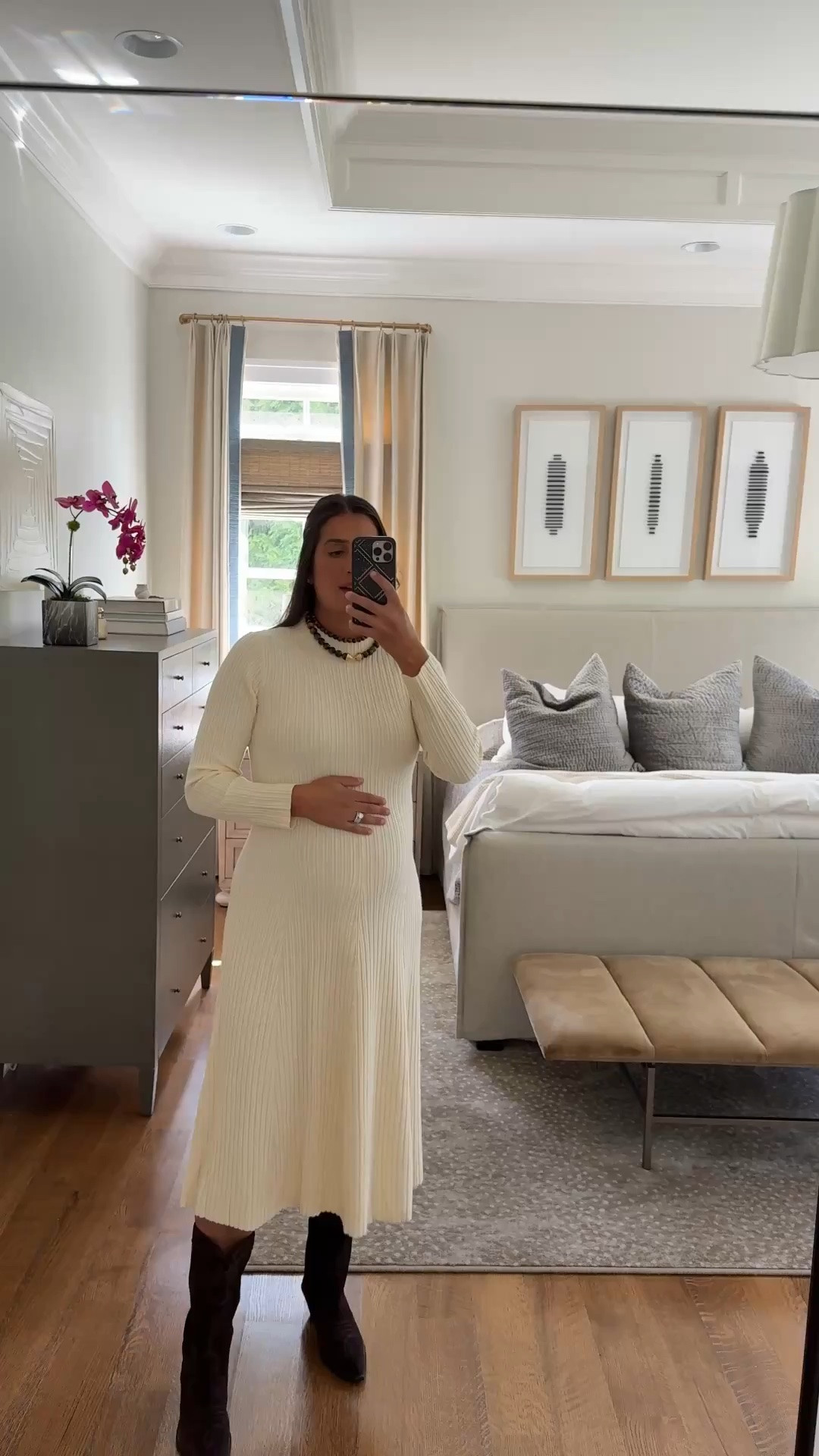 @Tuckernuck  never disappoints. The most stunning ivory dress and fall boots.

Boots, fall boots, fall outfits, bump friendly outfits, bump friendly, mom, grace white

#LTKgrwm #LTKootd #LTKBump