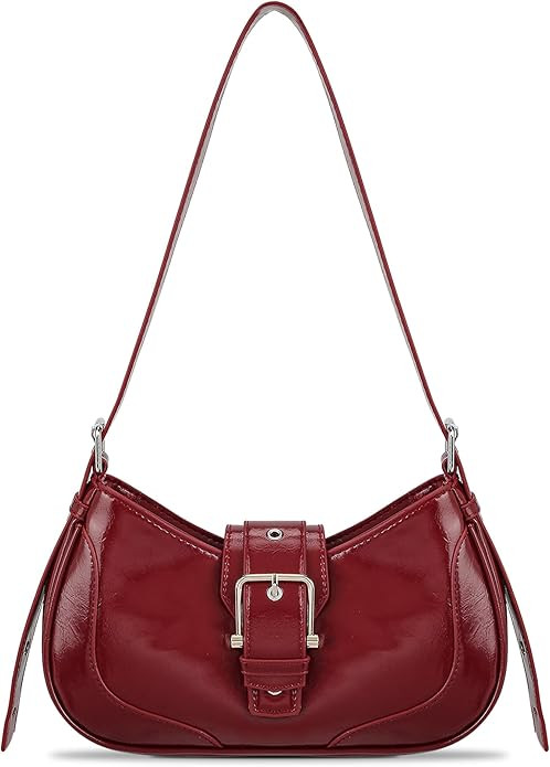 FALETO Y2K Purses for Women Casual Hobo Handbag Trendy Shoulder Bag Vegan Leather Underarm Purse | Amazon (US)