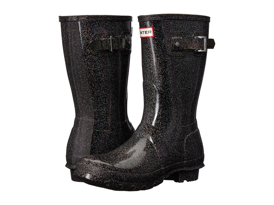 Hunter - Original Starcloud Short Rain Boots (Black Multi) Women's Rain Boots | Zappos