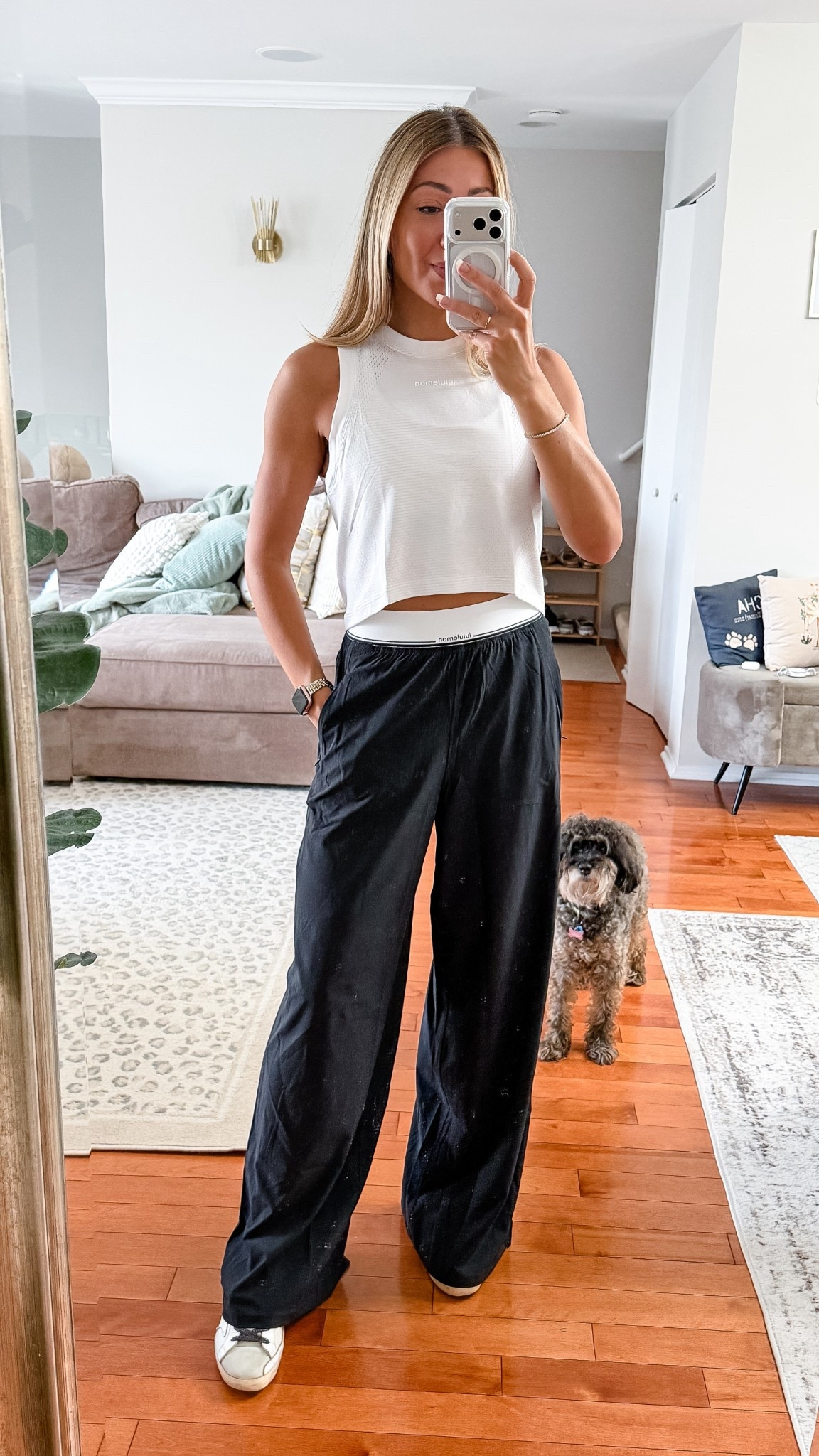 Trousers? Track pants? Sweats? All 3! True to size and length for me at 5’6”



#LTKStyleTip #LTKActive