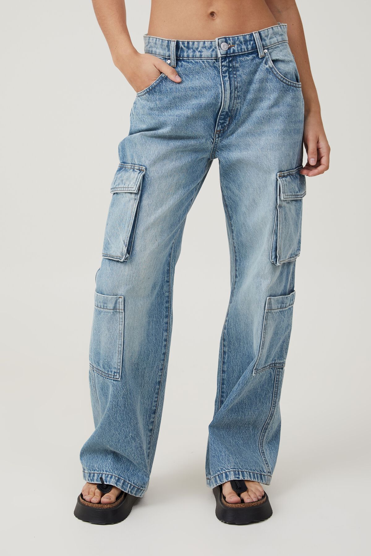 Cargo Wide Leg Jean | Cotton On (US)