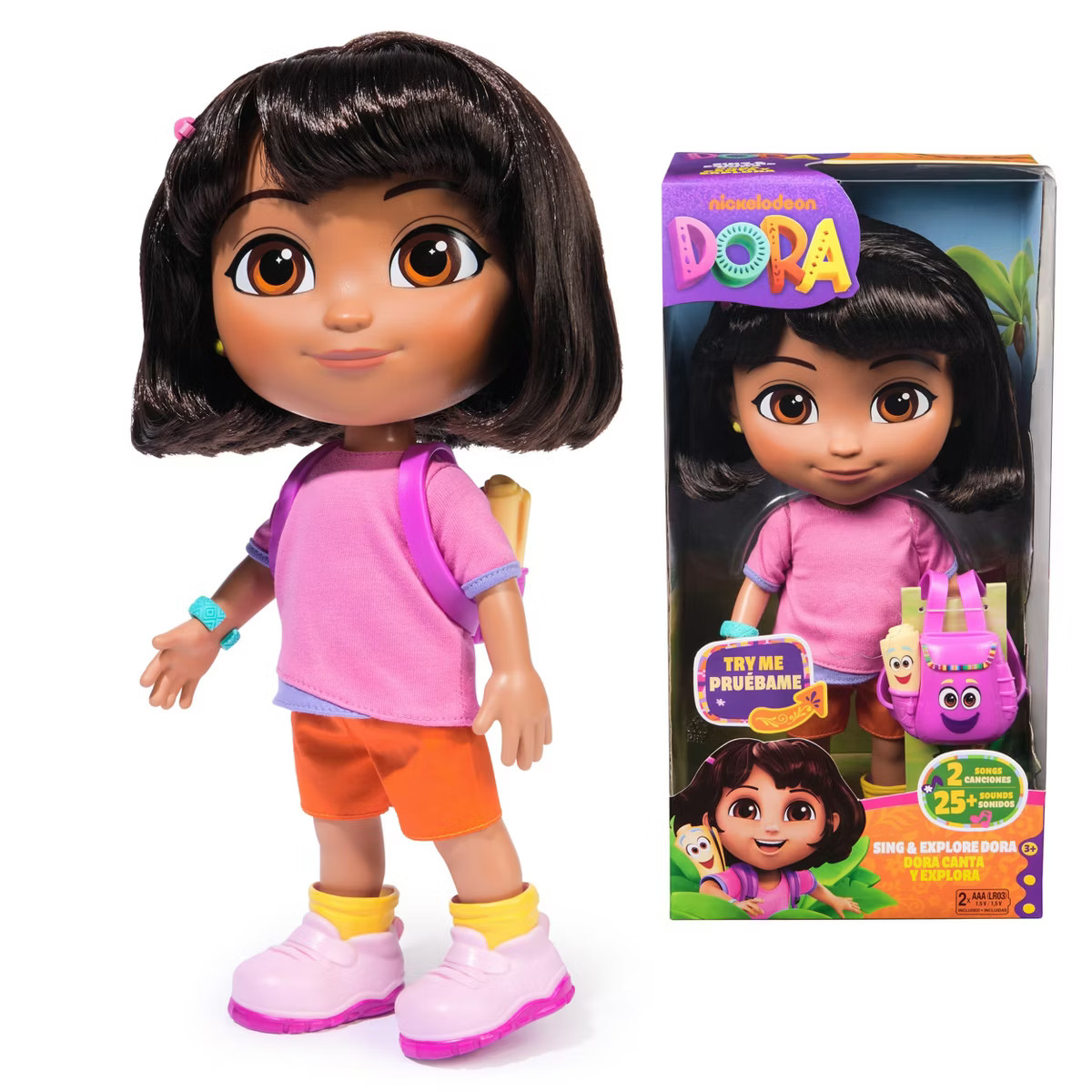 Dora the Explorer Sing & Explore Dora Fashion Doll(English) | Target