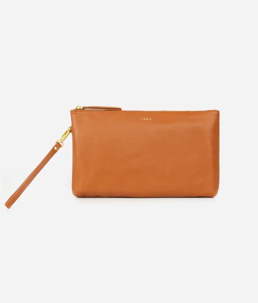 The Changing Clutch - Brown Matte | Fawn Design