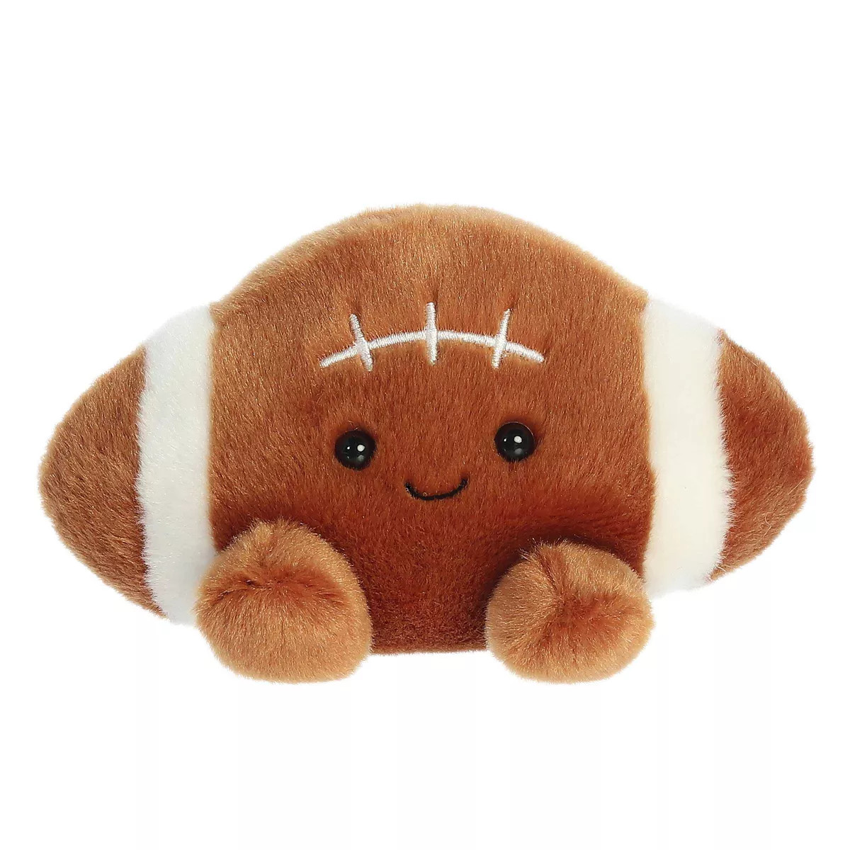 Aurora Mini Tackle Football Palm Pals Adorable Stuffed Animal Brown 3.5" | Target