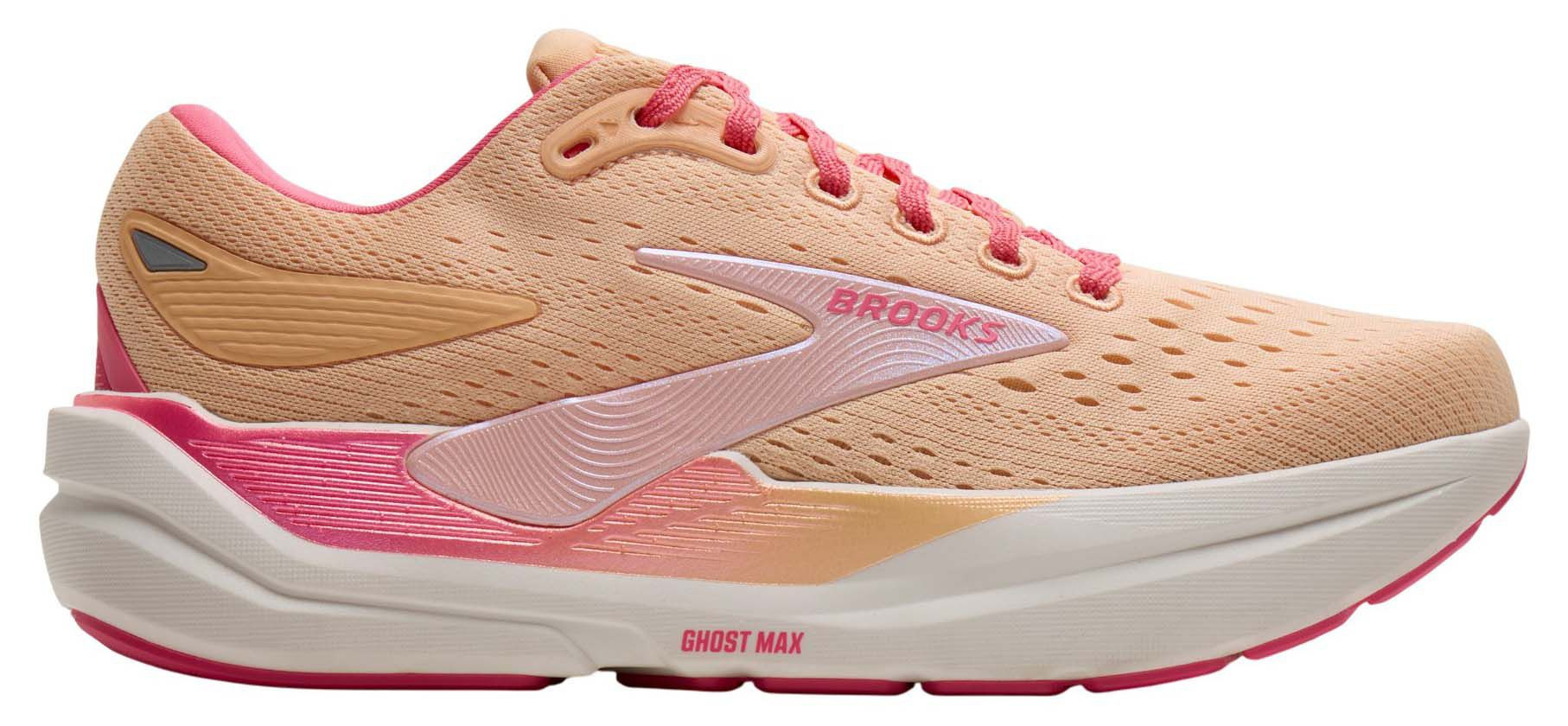 Brooks Women's Ghost Max 3 'Empower Her' Running Shoes, Size 11, Peach/Pink/Sugar | DICK'S Sporting Goods
