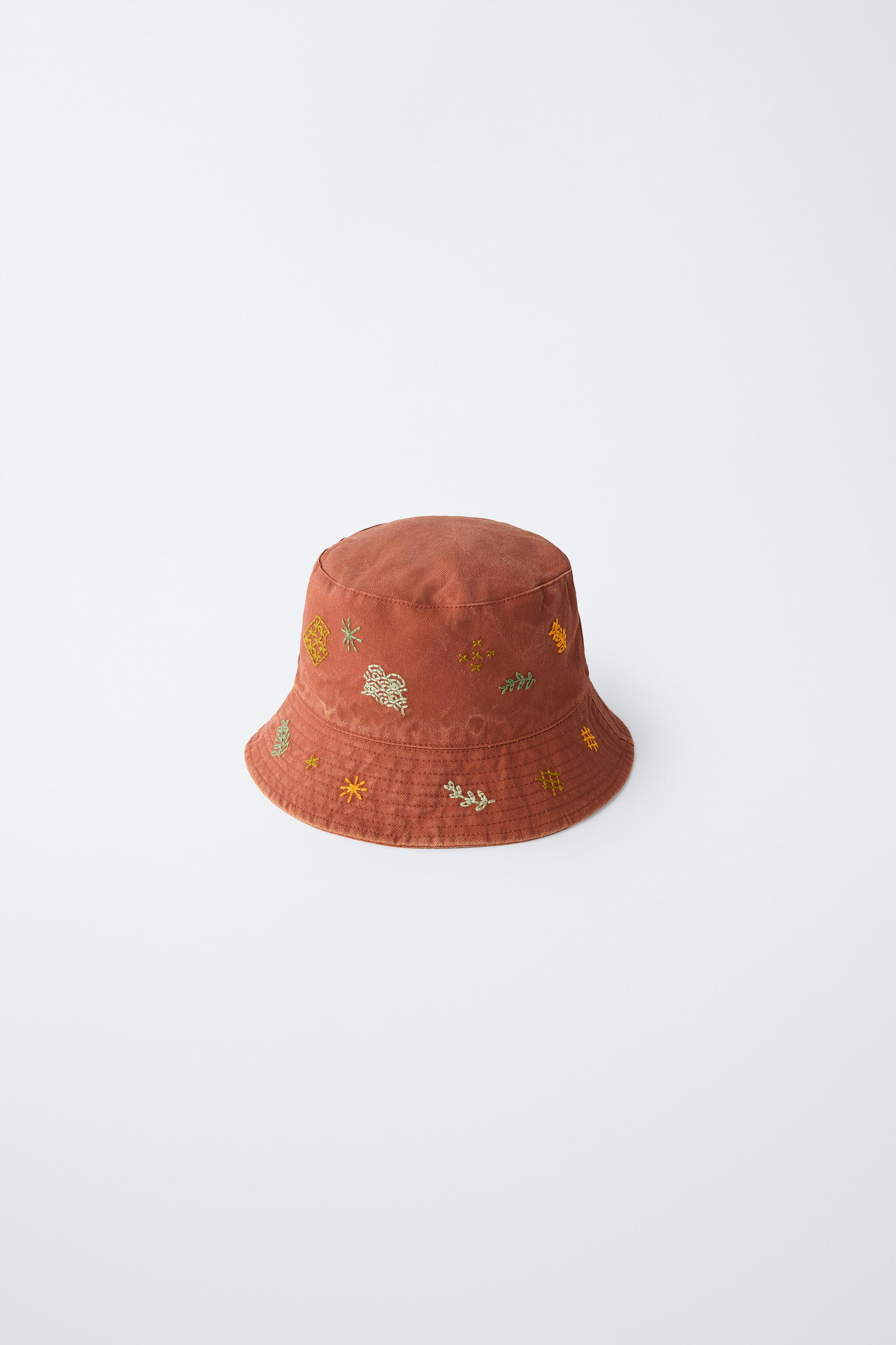 EMBROIDERED BUCKET HAT | Zara US