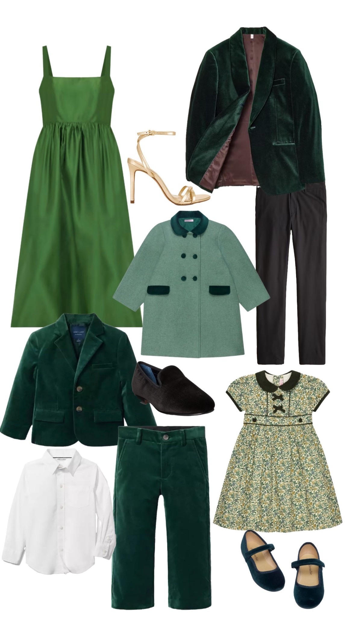 Green Christmas family looks 

#LTKHoliday #LTKKids #LTKFamily