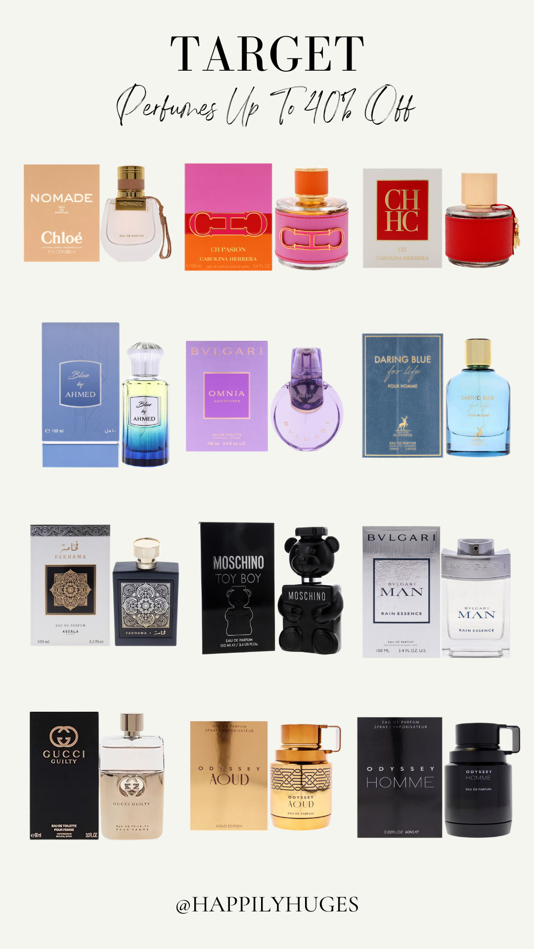 Perfumes up to 40% off at Target run don’t walk. 

 #LTKSaleAlert