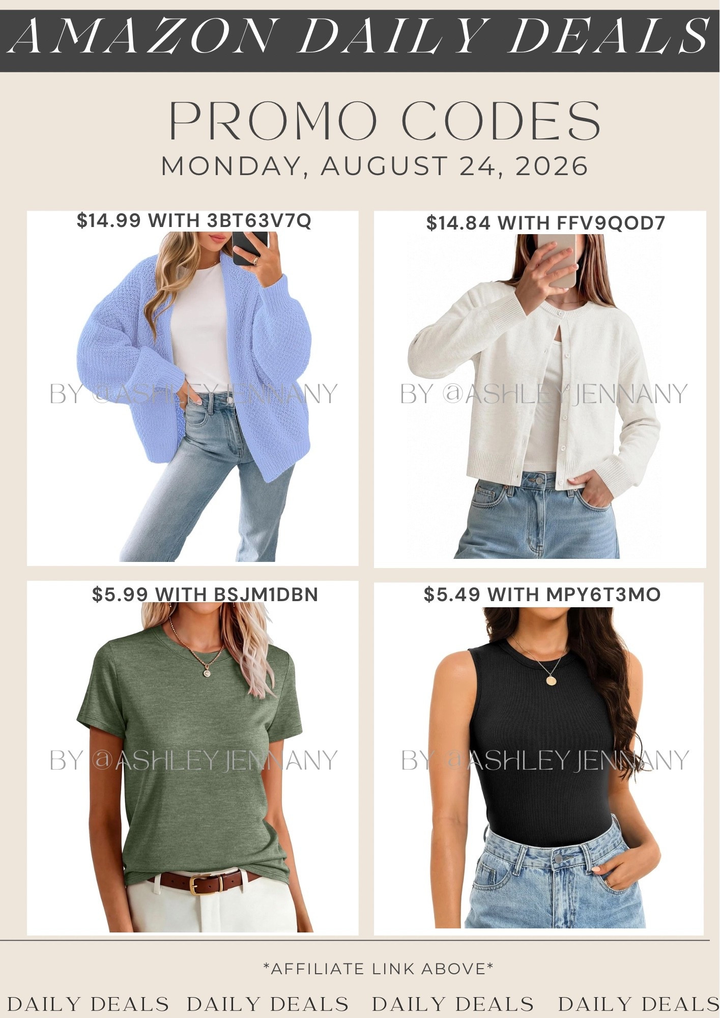 Amazon deals

#LTKMidsize #LTKSaleAlert #LTKSeasonal