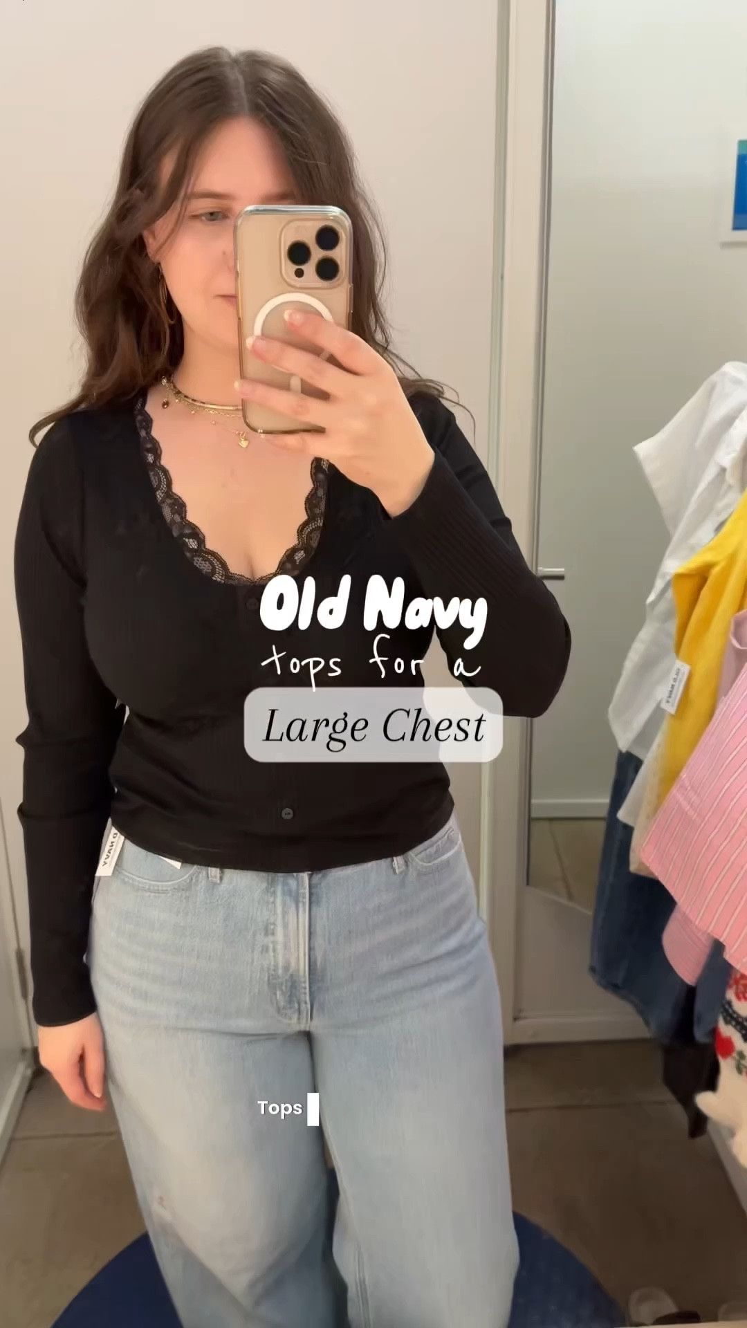 Old Navy tops that work for a large chest! 

#LTKMidsize #LTKFindsUnder50