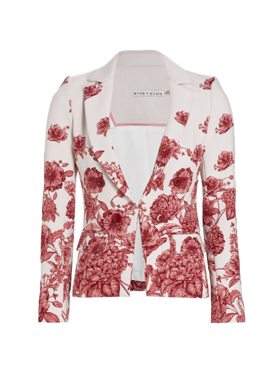 Mya Floral Jacquard Blazer | Saks Fifth Avenue