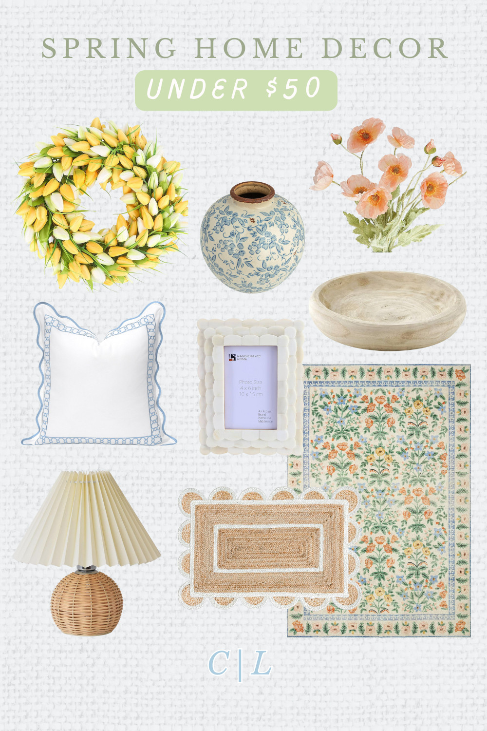 Spring vibes are here with decor pieces that won’t break the bank! 🌷 Refresh your home with these budget-friendly finds under $50. #SpringDecor #BudgetFinds #HomeRefresh #SpringStyle #DecorUnder50 

 #LTKSeasonal #LTKHome #LTKFindsUnder50