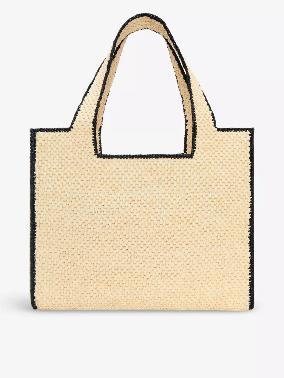 Loewe x Paula's Ibiza large raffia tote bag | Selfridges
