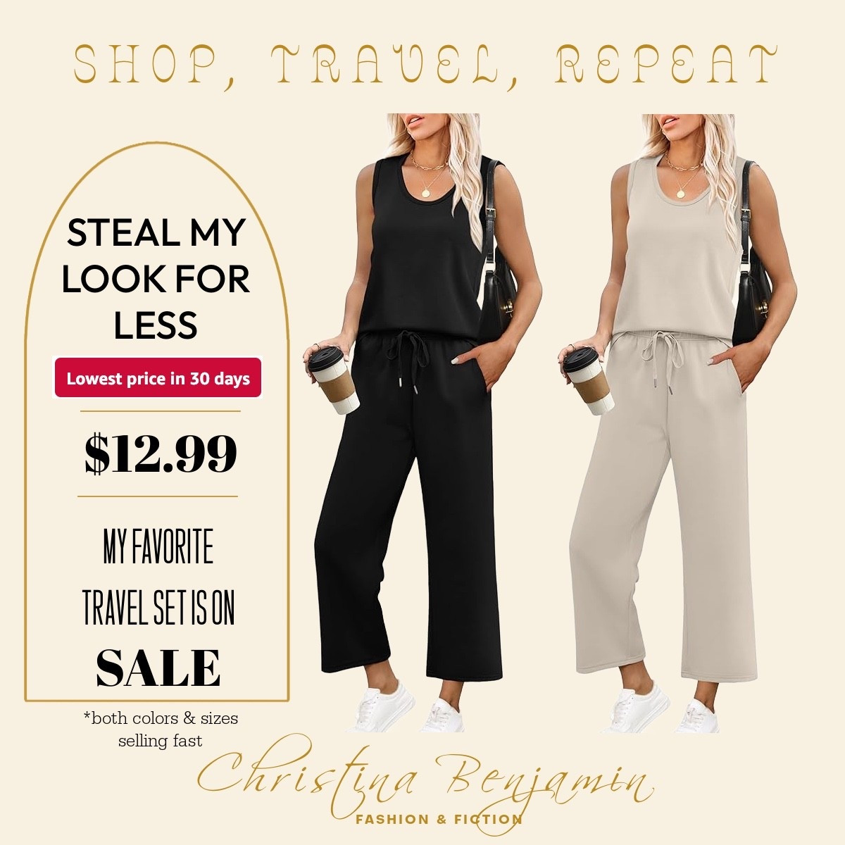 My favorite travel outfit is on super sale on Amazon! This is my go to look for travel. The material is so soft and luxurious. I have it in both colors. Wearing size small. Fit TTS. Right now there are sizes small through large in both colors. But they’re selling fast.

#LTKStyleTip #LTKTravel #LTKSaleAlert