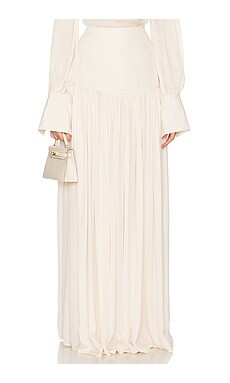 Helsa Diaphanous Maxi Skirt in Vanilla from Revolve.com | Revolve Clothing (Global)