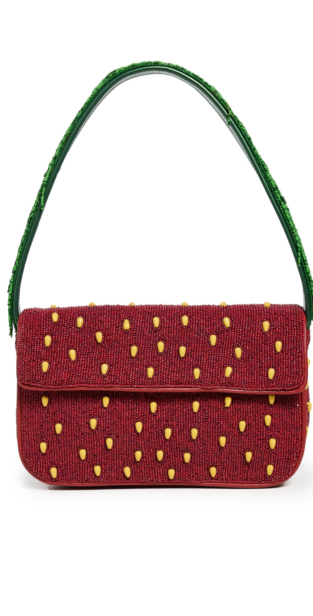 STAUD Tommy Beaded Bag Strawberry Dream One Size | Shopbop