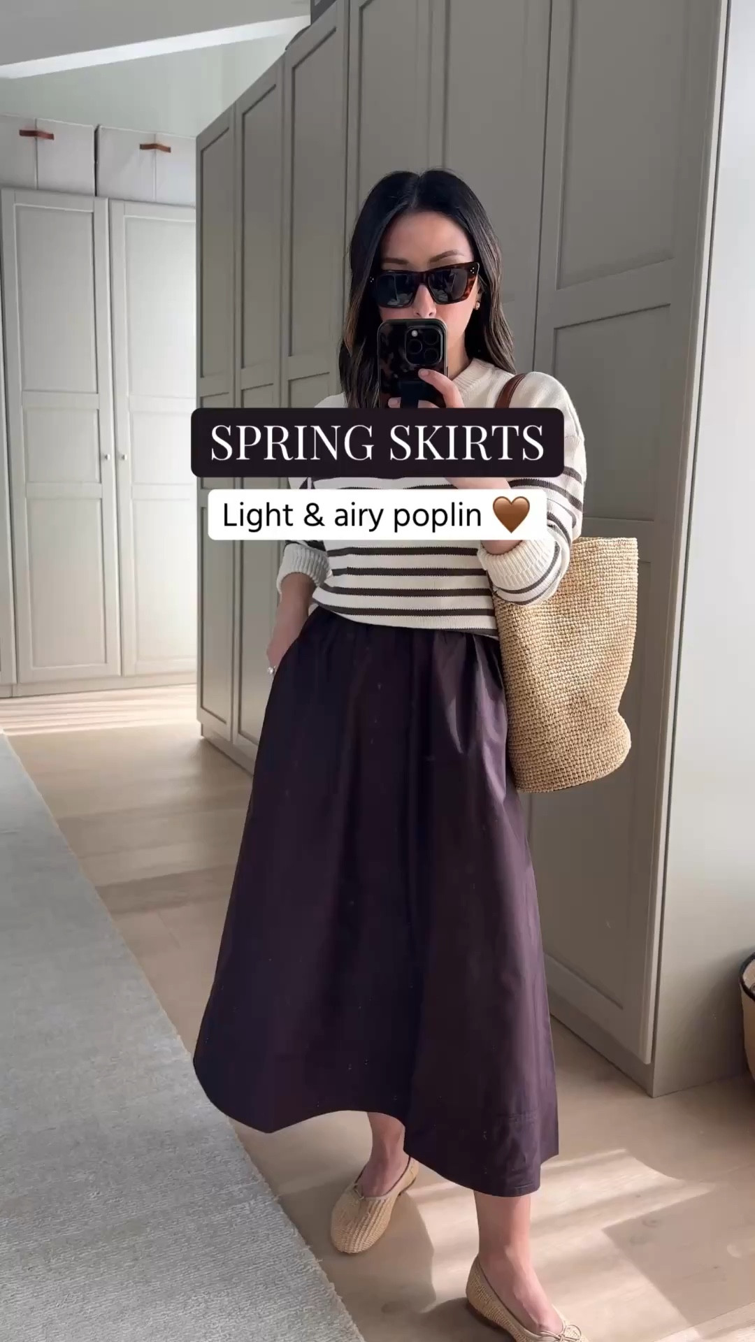 New Poplin midi skirt from J.Crew. This is so light and airy. Go tts. The skirt is midi, so petites don't need to go with petite sizing. I'm in the regular xs

Everlane box cut tee medium
Minnow cotton sweater small
J.Crew skirt xs
Mansur Gavriel flats 35
J.Crew bucket bag
Celine sunglasses
Dorsey James necklace 15"
Quince earrings

Spring style, spring outfits, spring skirts, petite style 



#LTKmomlife #LTKPetite #LTKootd