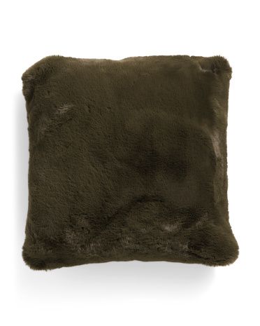 20x20 Faux Fur Pillow | TJ Maxx