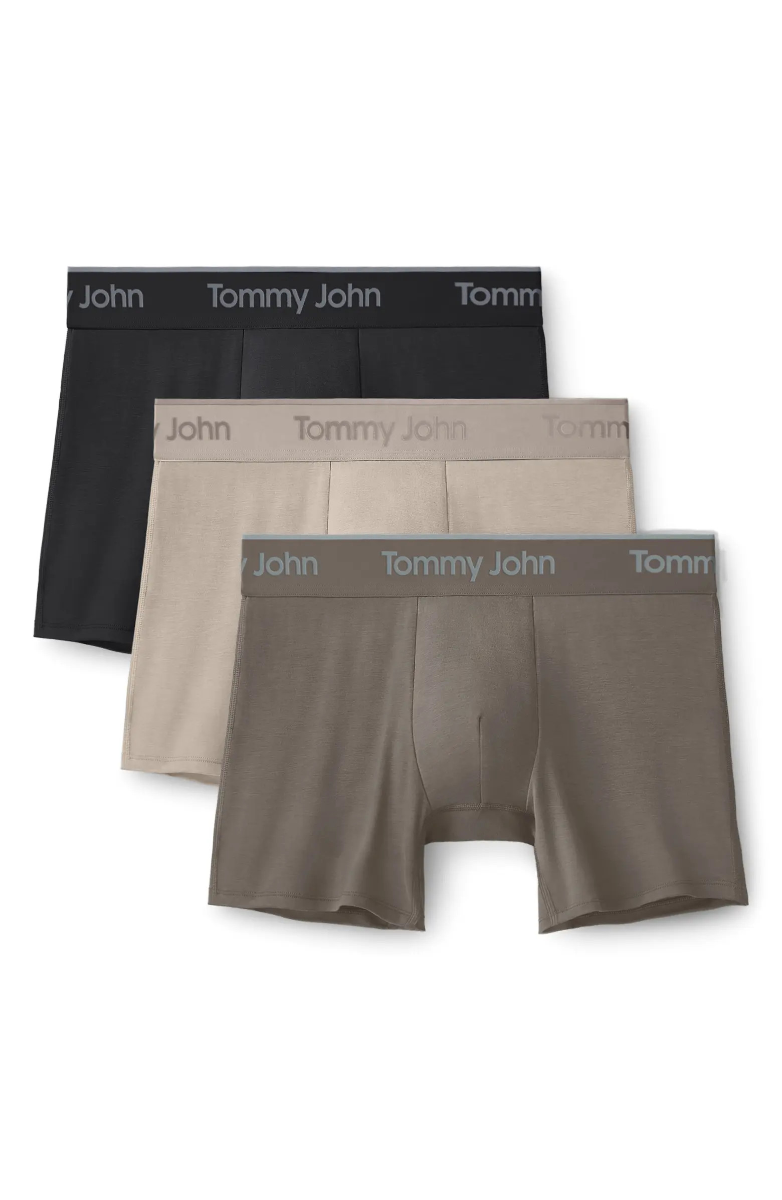 Assorted 3-Pack Second Skin 4-Inch Stretch Modal Boxer Briefs | Nordstrom
